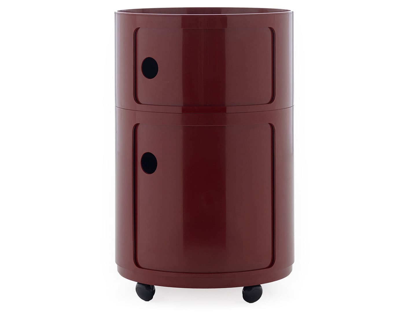Componibili BIG / add set of 4 wheels / 2 door - burgundy