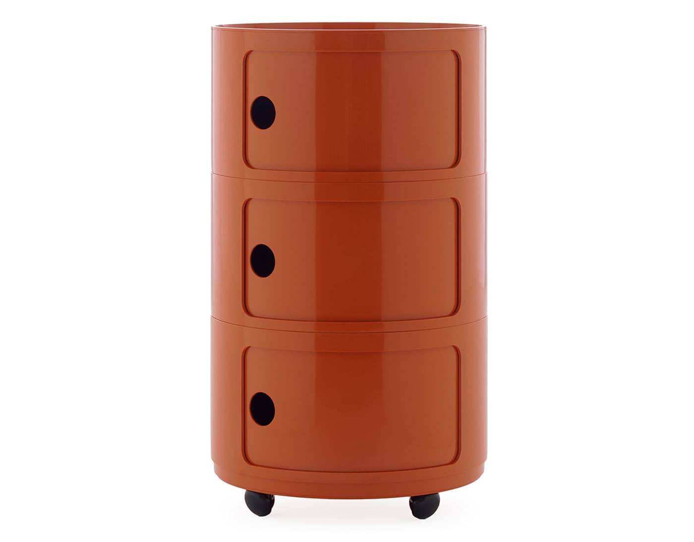 Componibili BIG / add set of 4 wheels / 3 door - orange