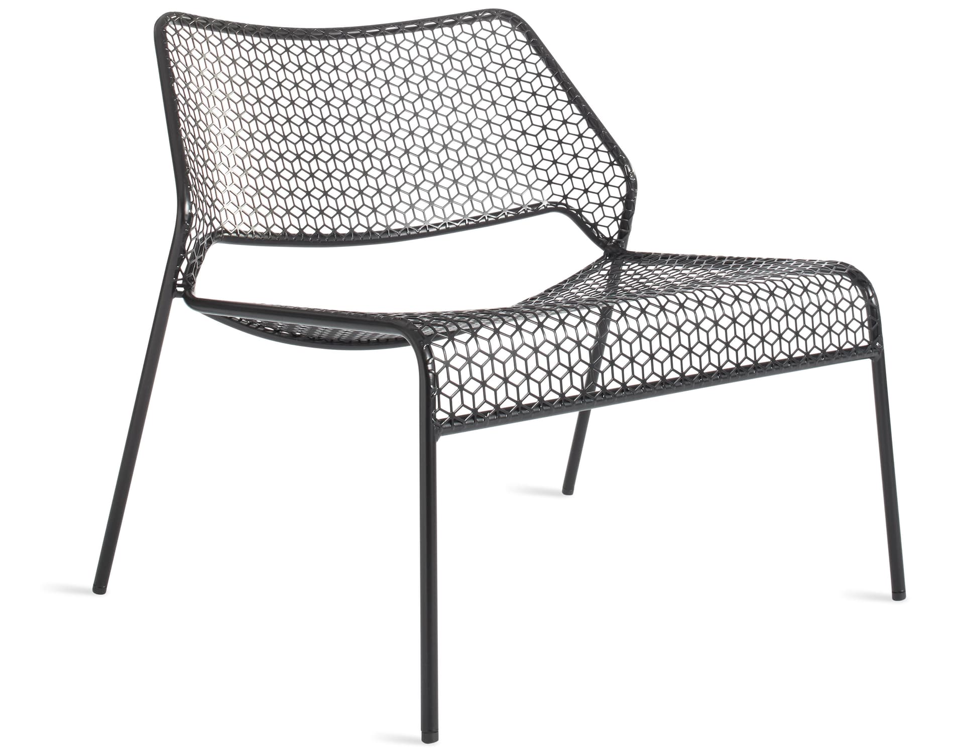 hot mesh lounge chair / black