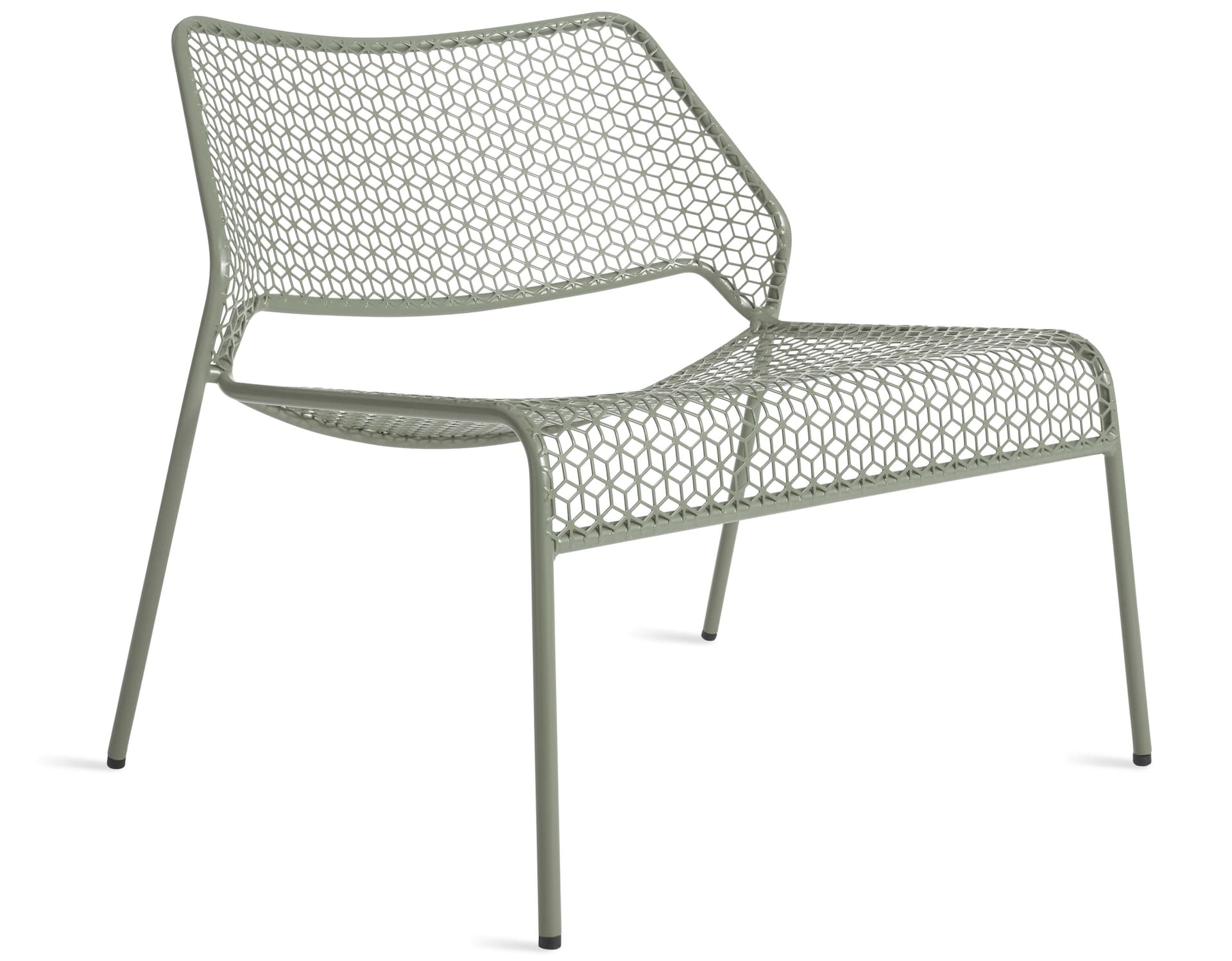 hot mesh lounge chair / grey green