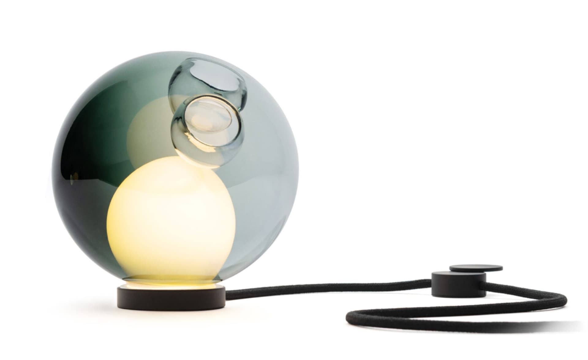 Bocci 28t Table Lamp / LED - 2500K / black / translucent grey 5