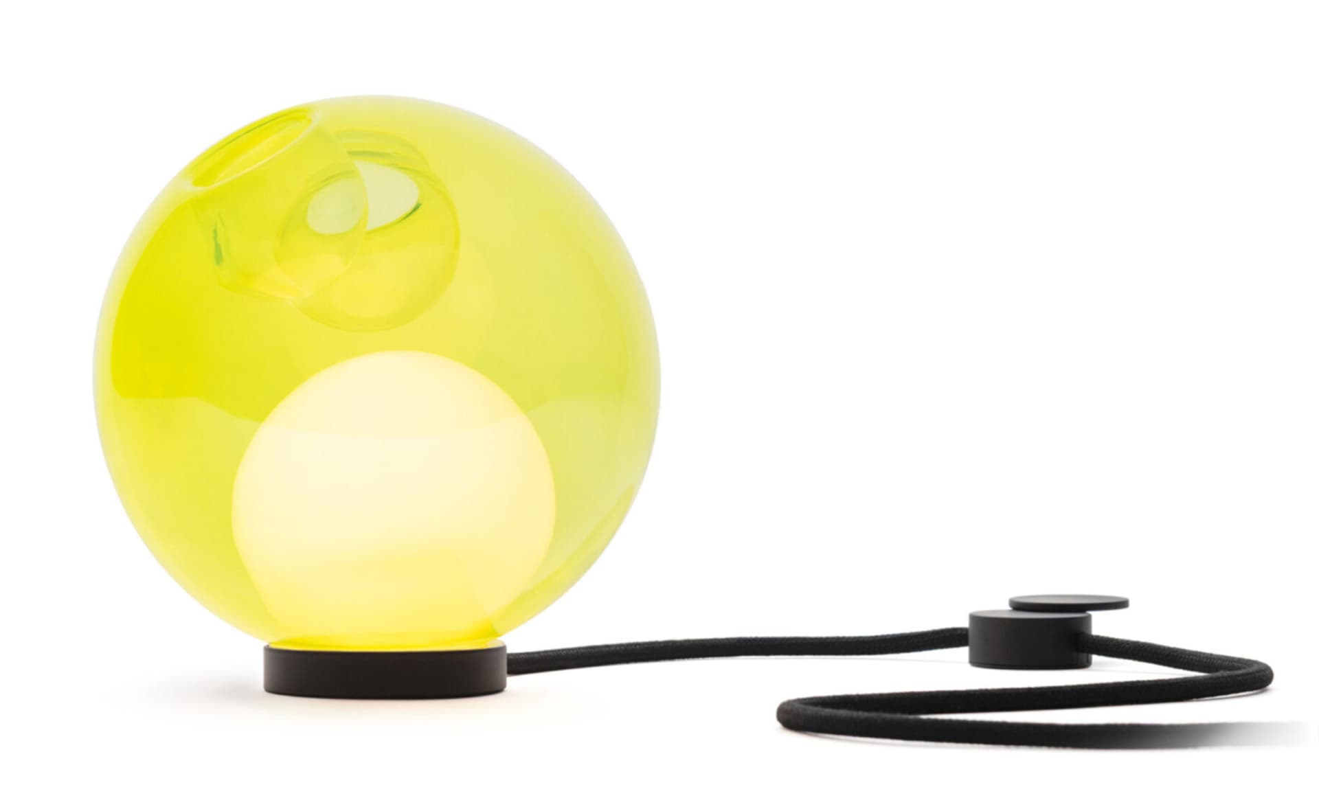 Bocci 28t Table Lamp / LED - 2500K / black / translucent yellow 2