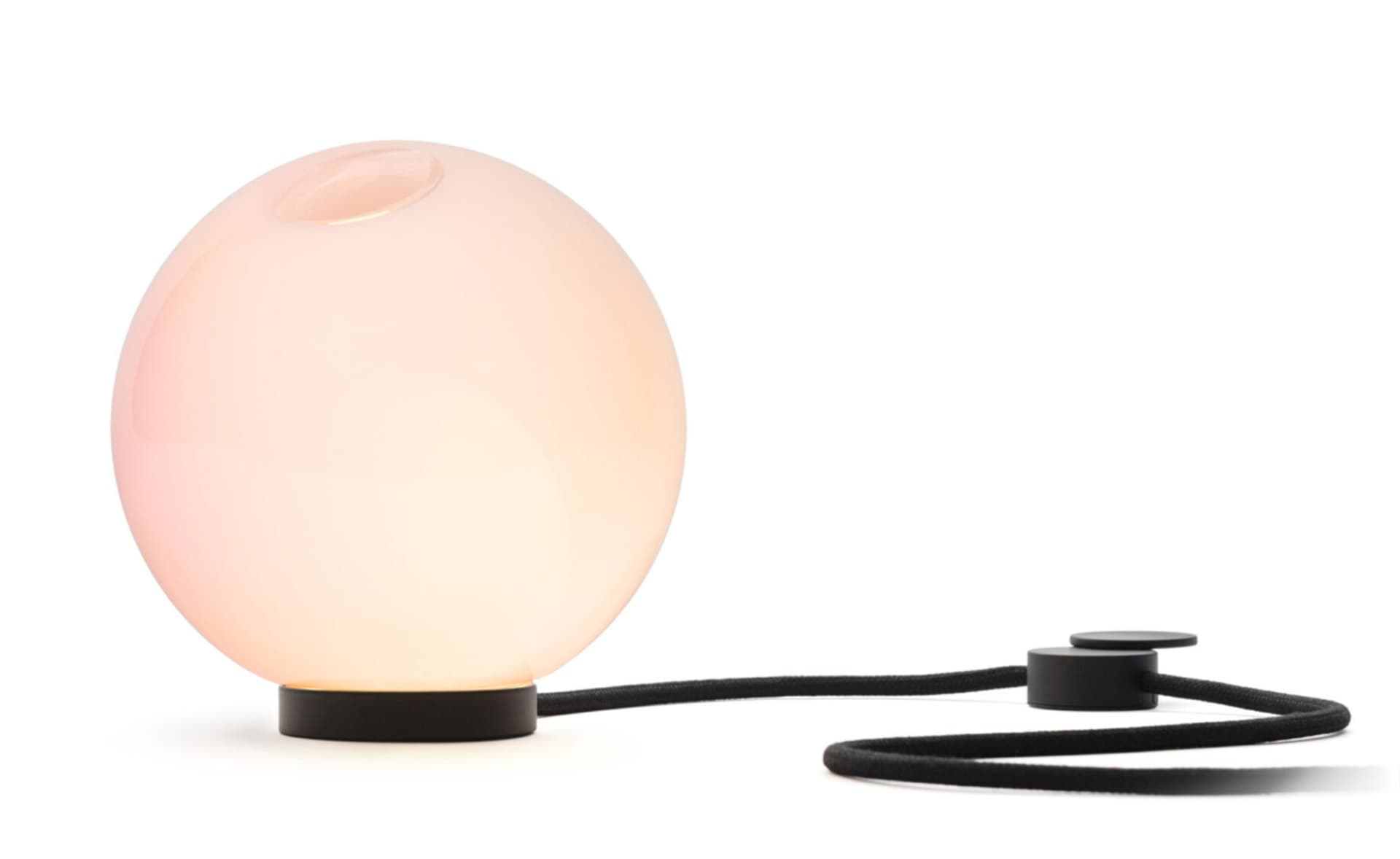 Bocci 28t Table Lamp / LED - 2500K / black / opaque pink 2
