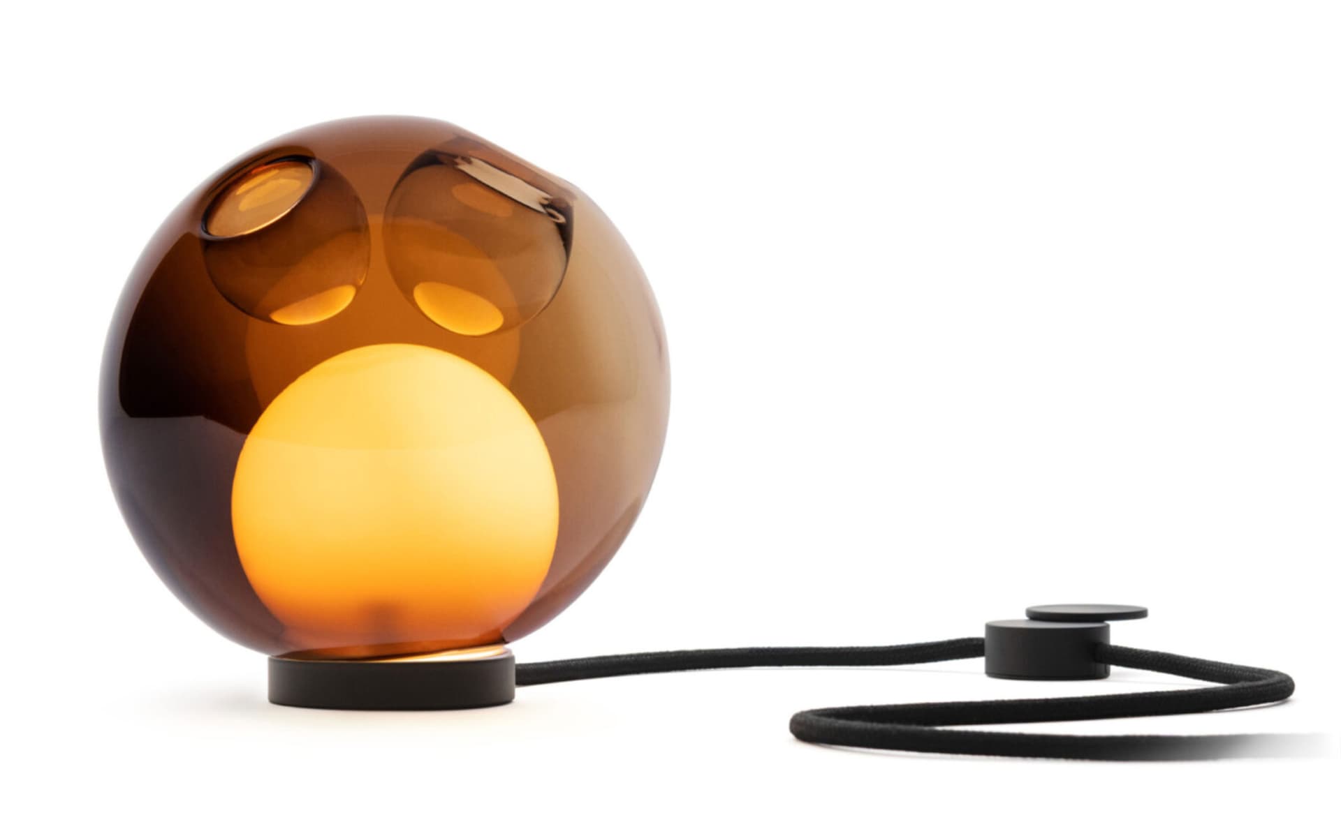 Bocci 28t Table Lamp / LED - 2700K / black / translucent yellow 3