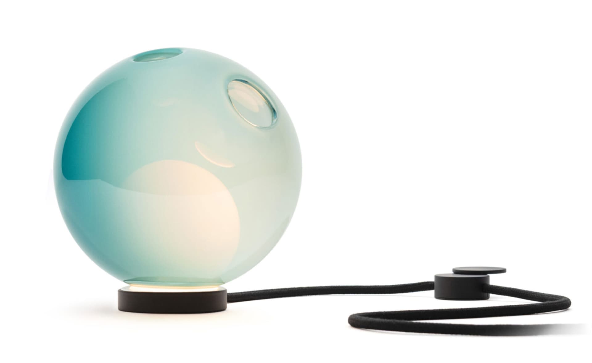 Bocci 28t Table Lamp / LED - 3000K / black / opaque blue 4