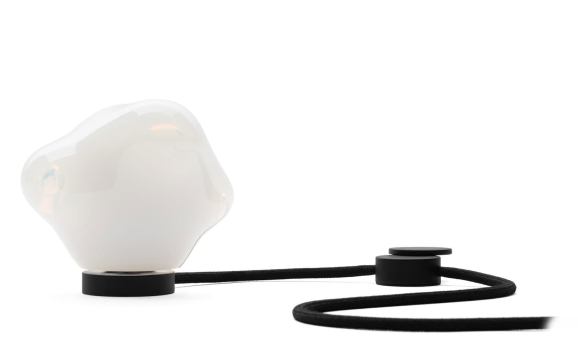 Bocci 57t Table Lamp / LED - 2500K / black / white opaline