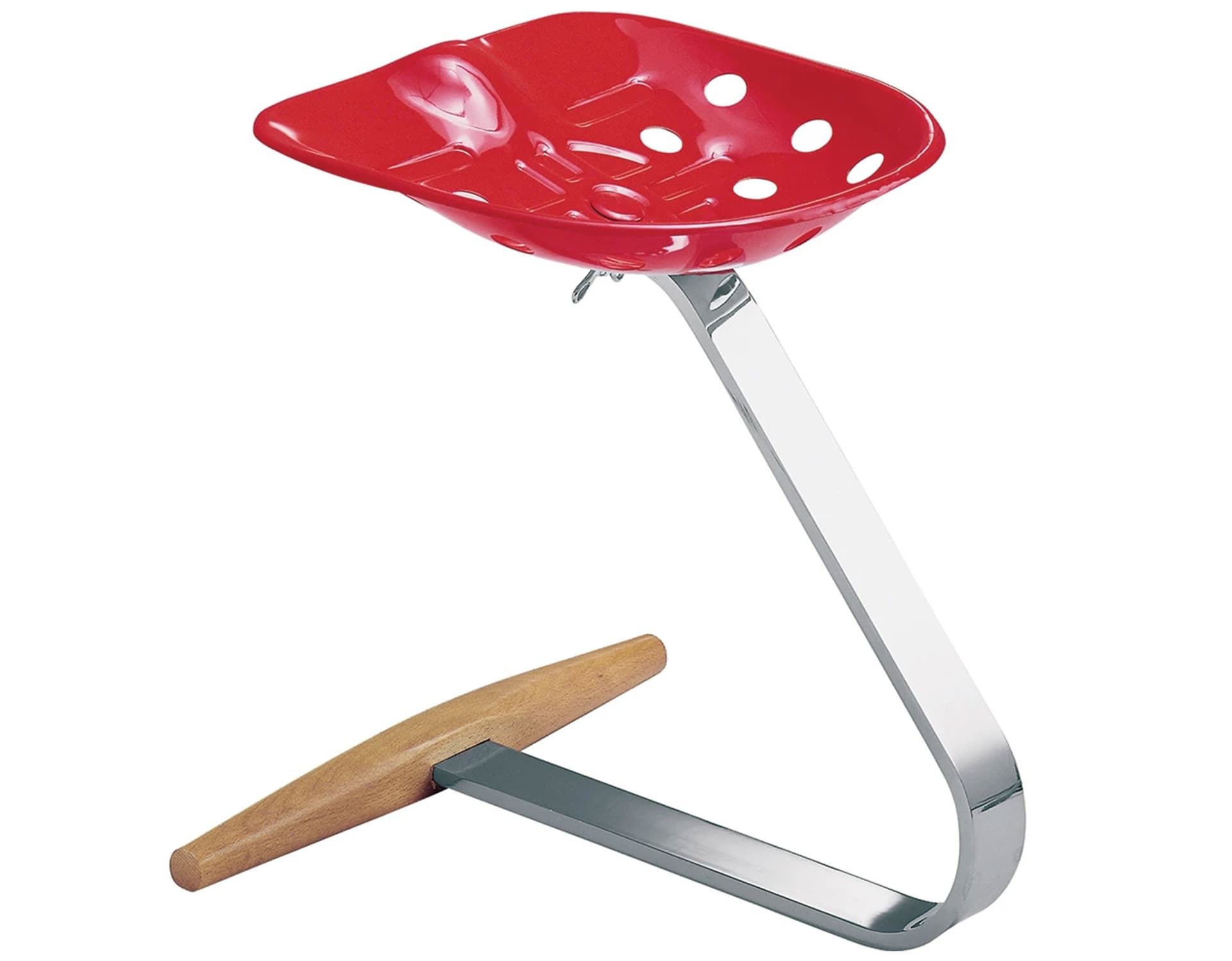 castiglioni mezzadro stool / Red