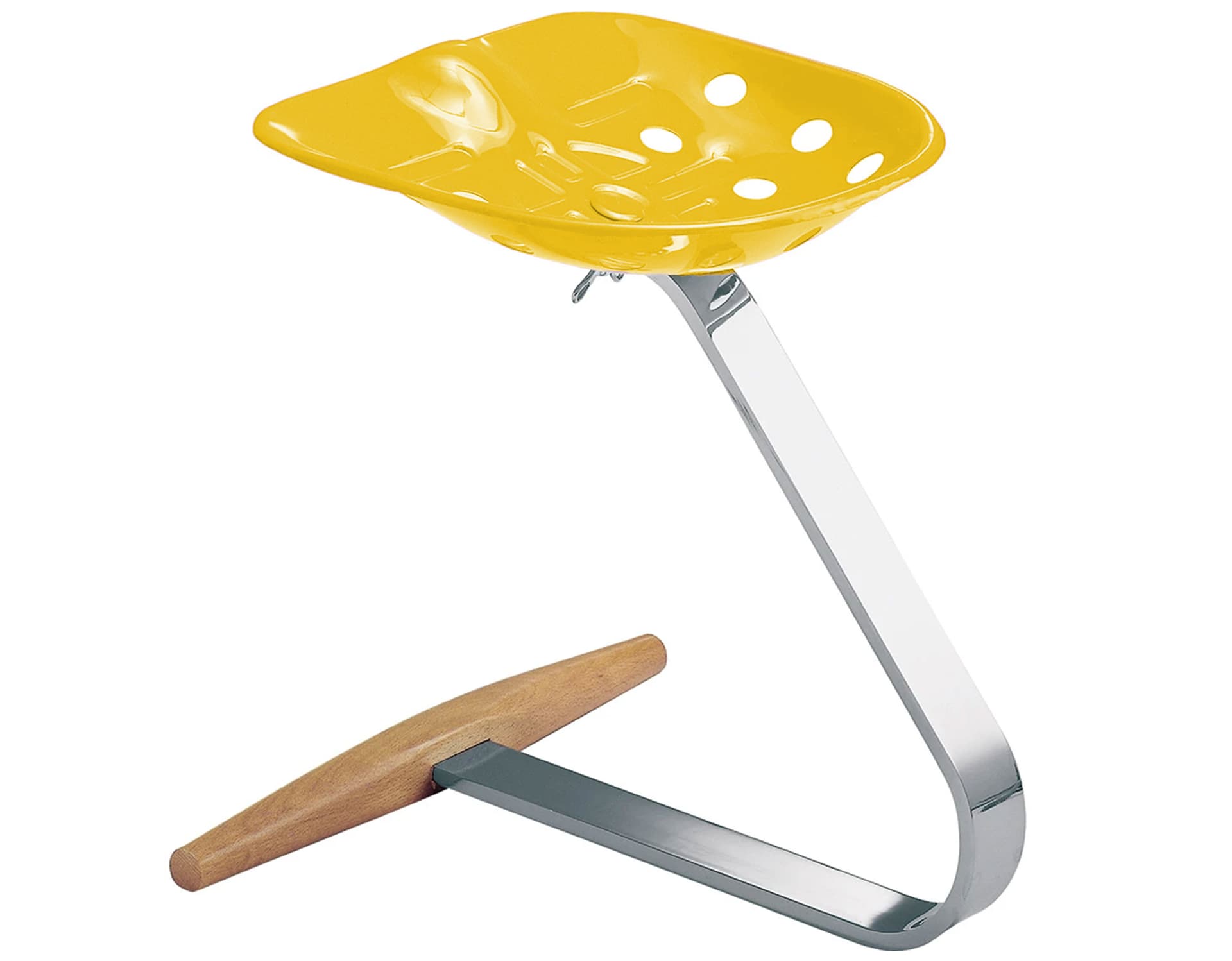 castiglioni mezzadro stool / Yellow