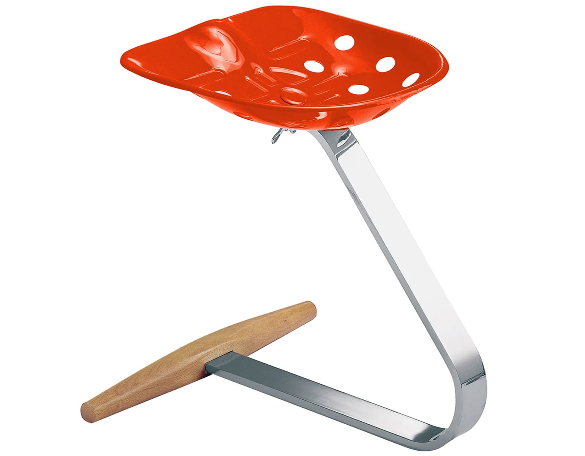 castiglioni mezzadro stool / Orange