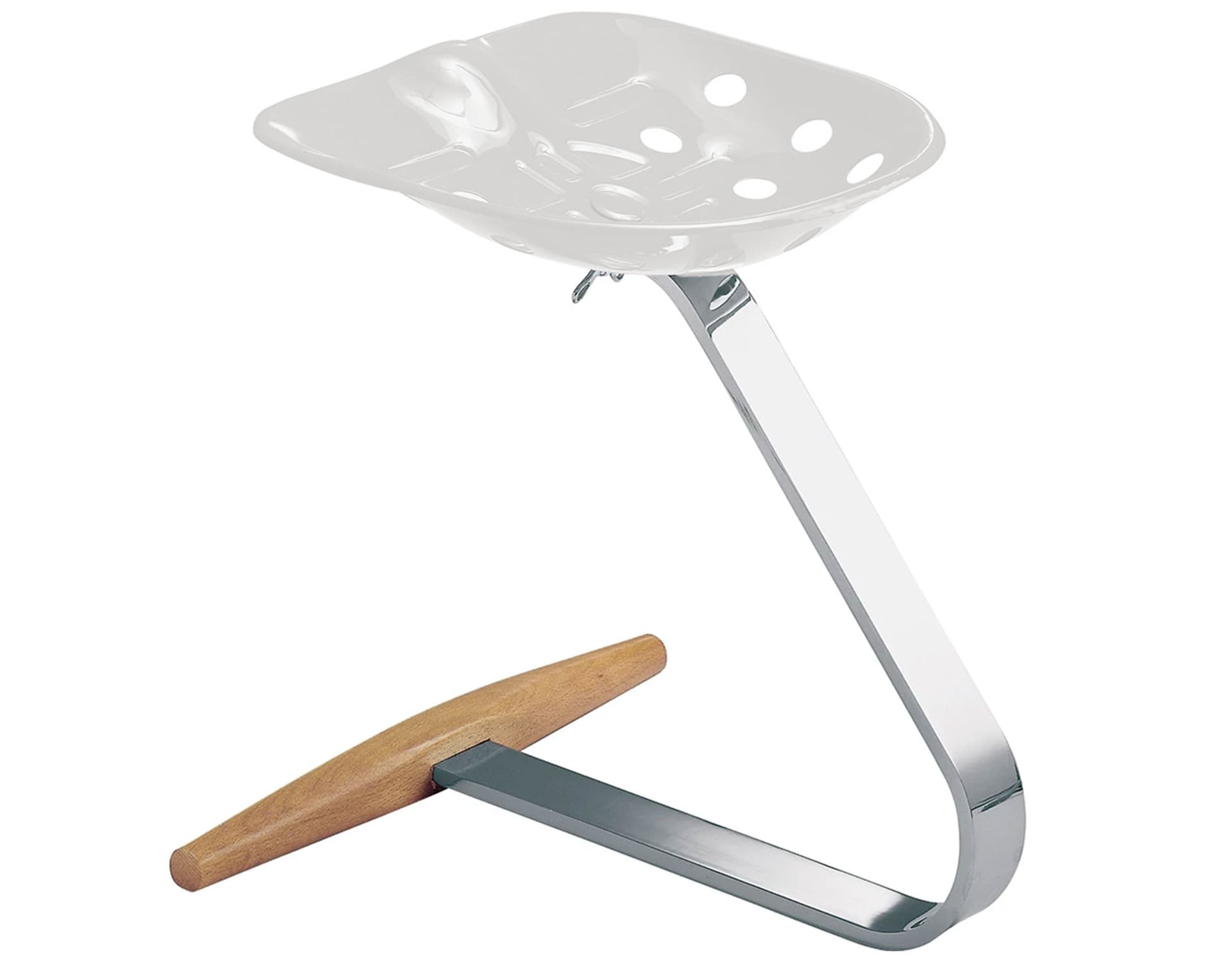castiglioni mezzadro stool / White