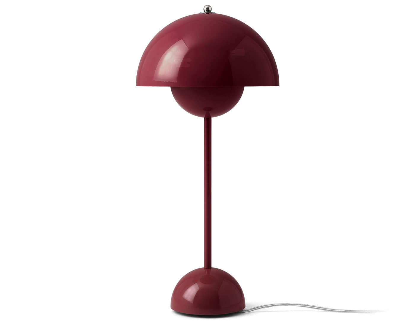 Flowerpot VP3 Table Lamp / dark plum