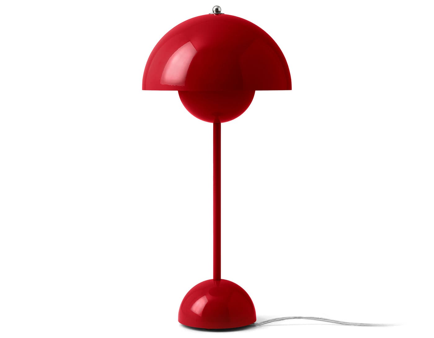 Flowerpot VP3 Table Lamp / vermillion red