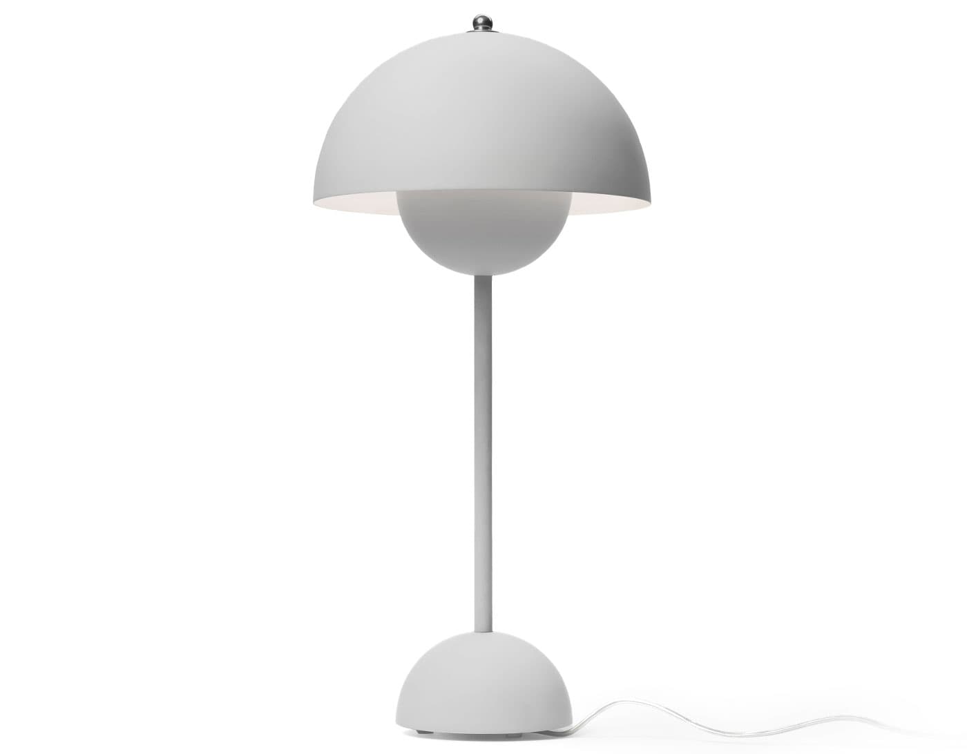 Flowerpot VP3 Table Lamp / matte light grey