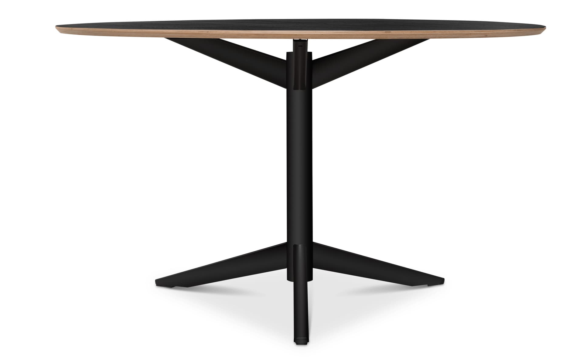 TE06 Dining Table / fenix - black top / black base
