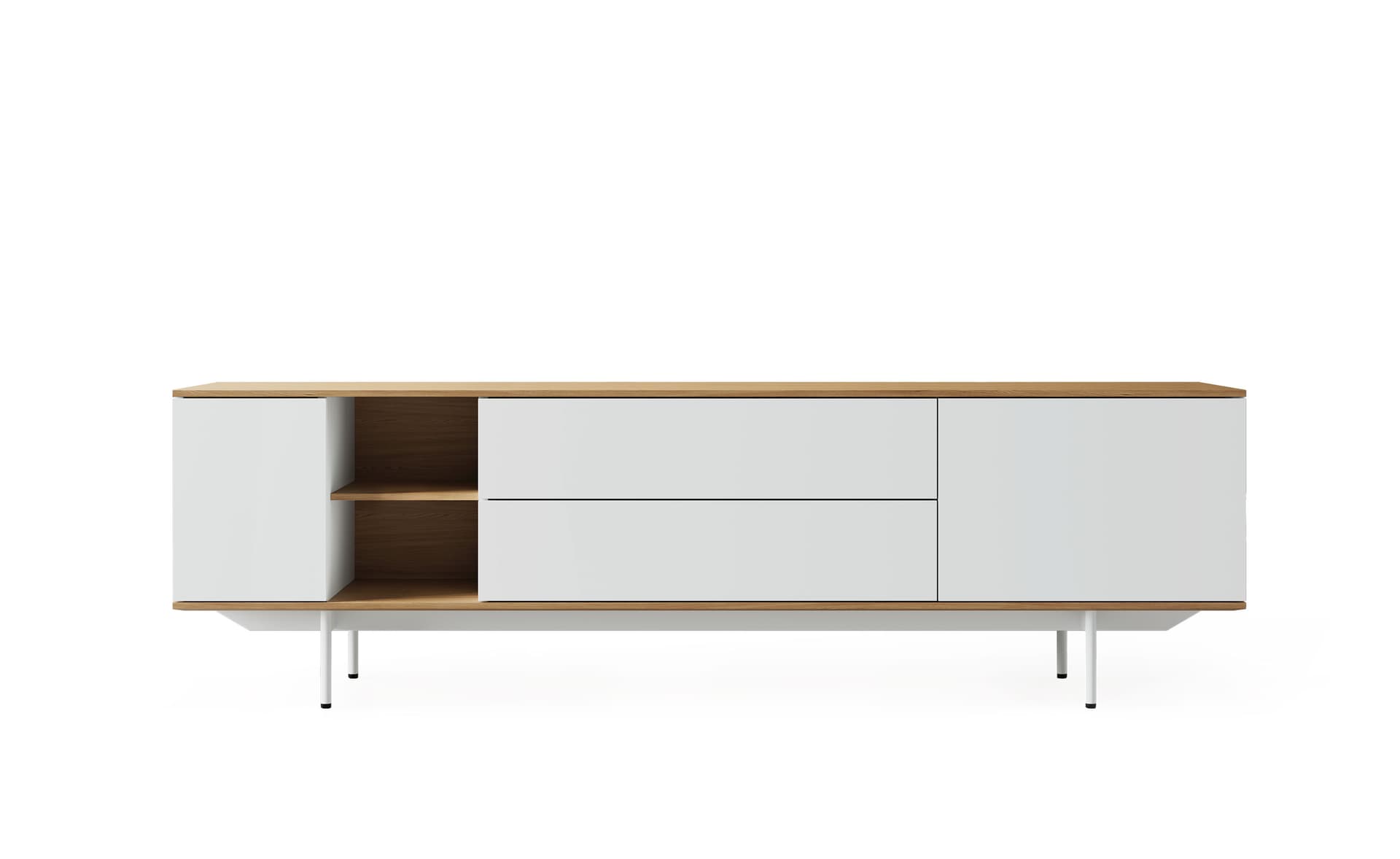 78.75" width - natural oak / salt / salt / salt / salt / add cable feedthrough on top (in addition to standard)