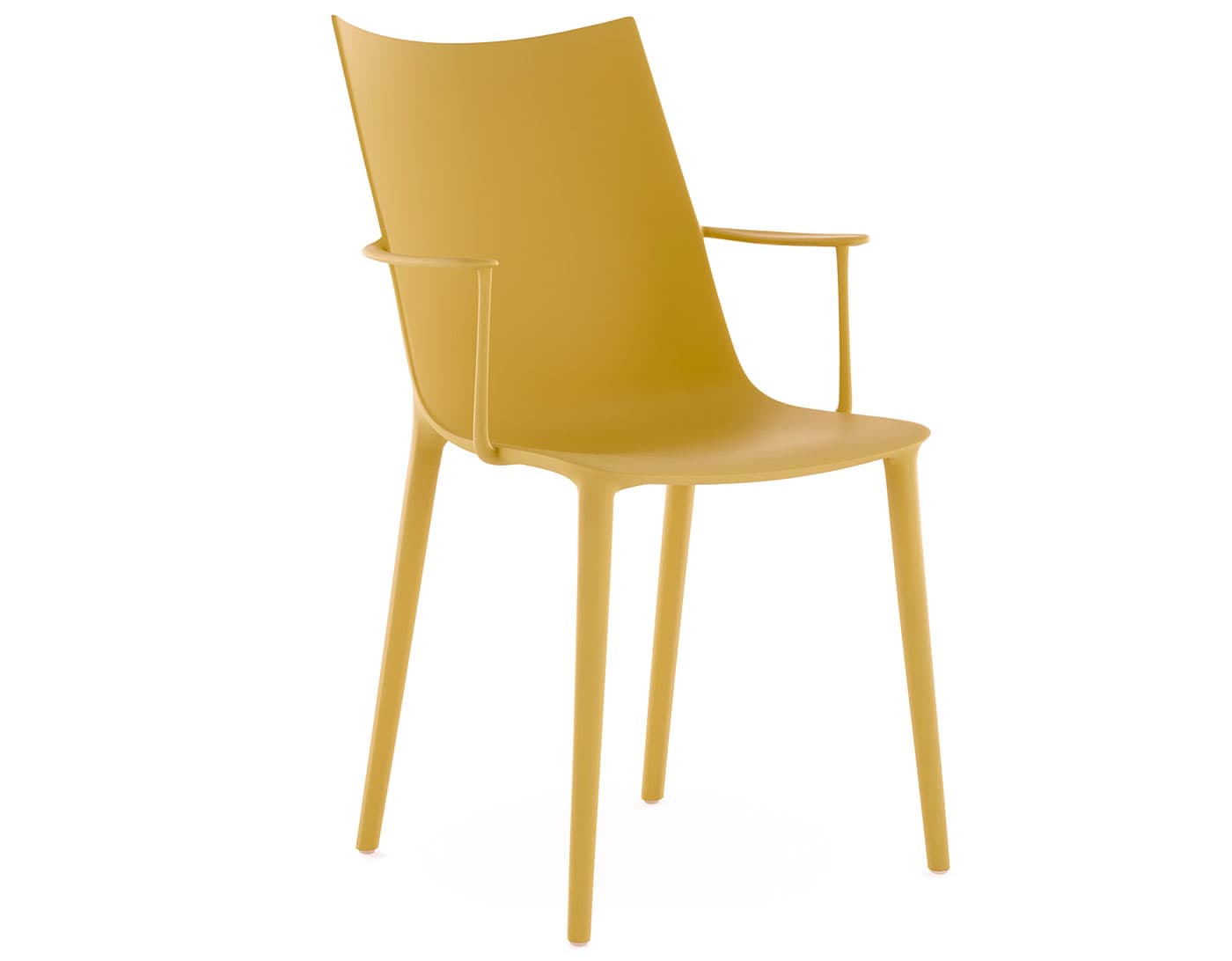 H.H.H. Dining Armchair / matte - mustard
