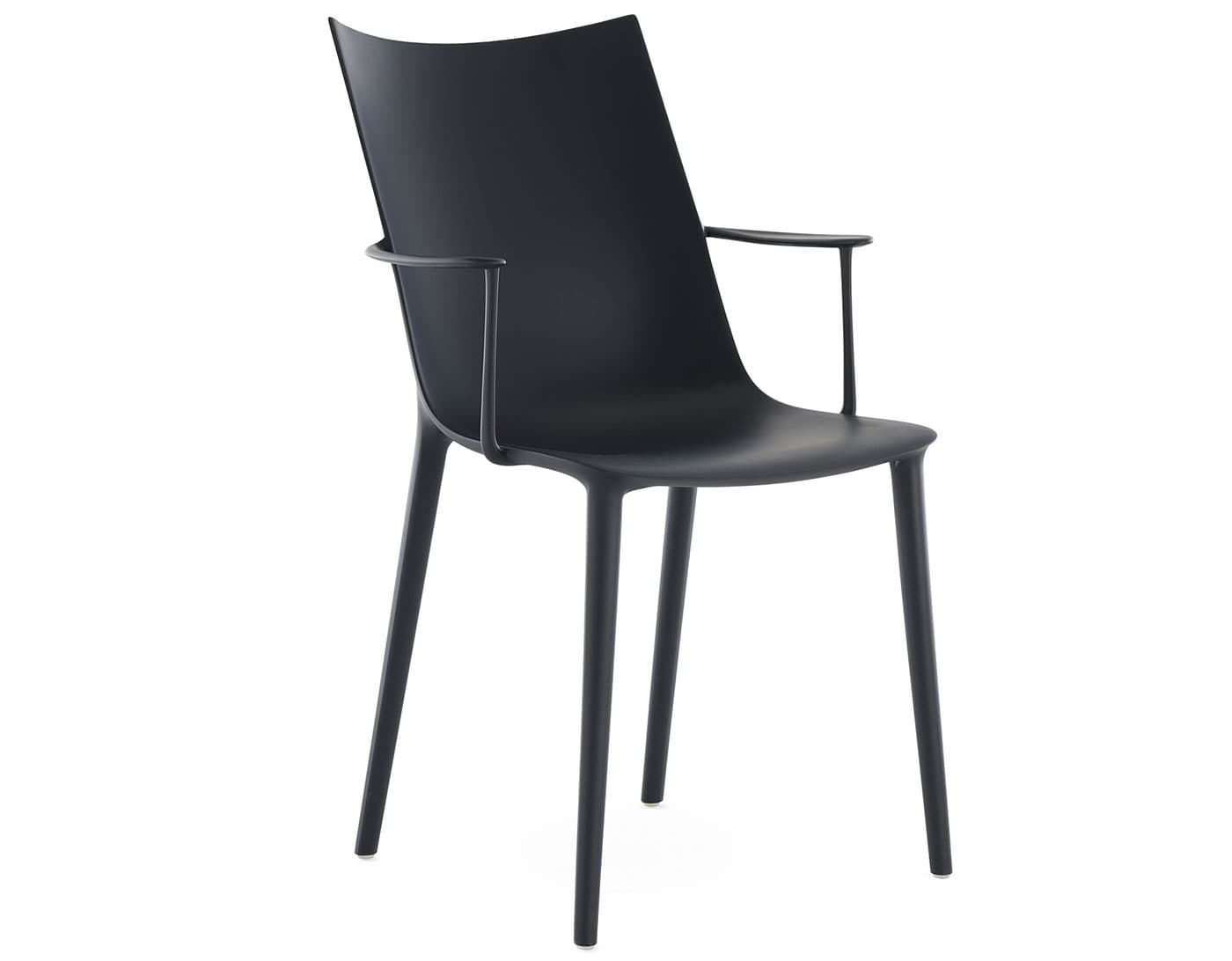 H.H.H. Dining Armchair / matte - black