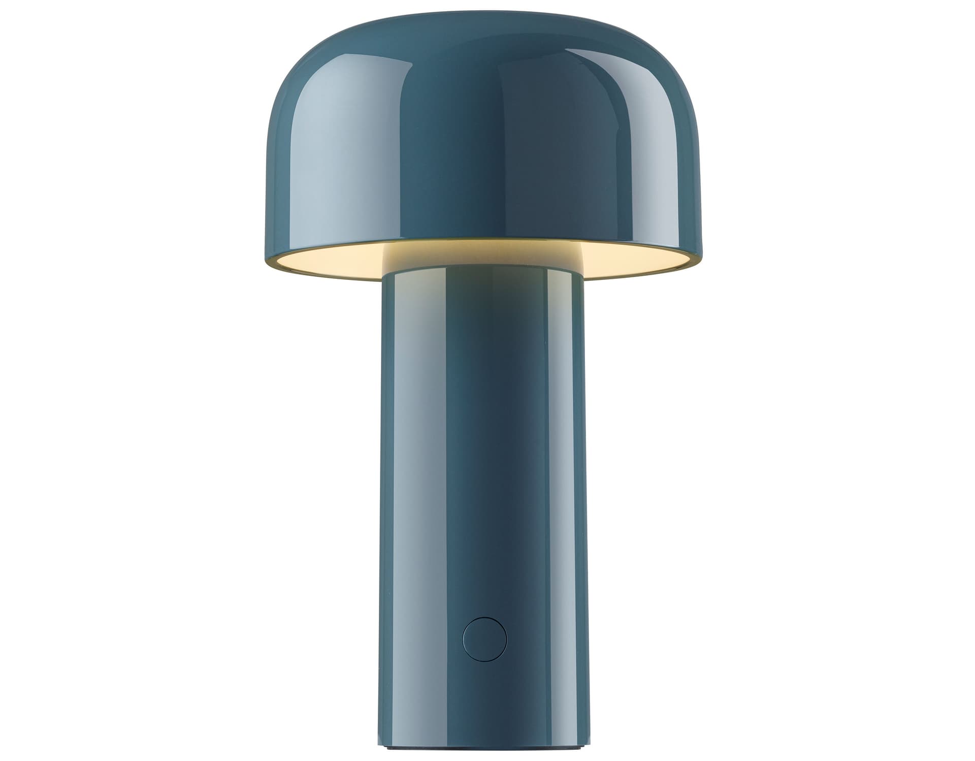 bellhop portable table lamp / grey blue
