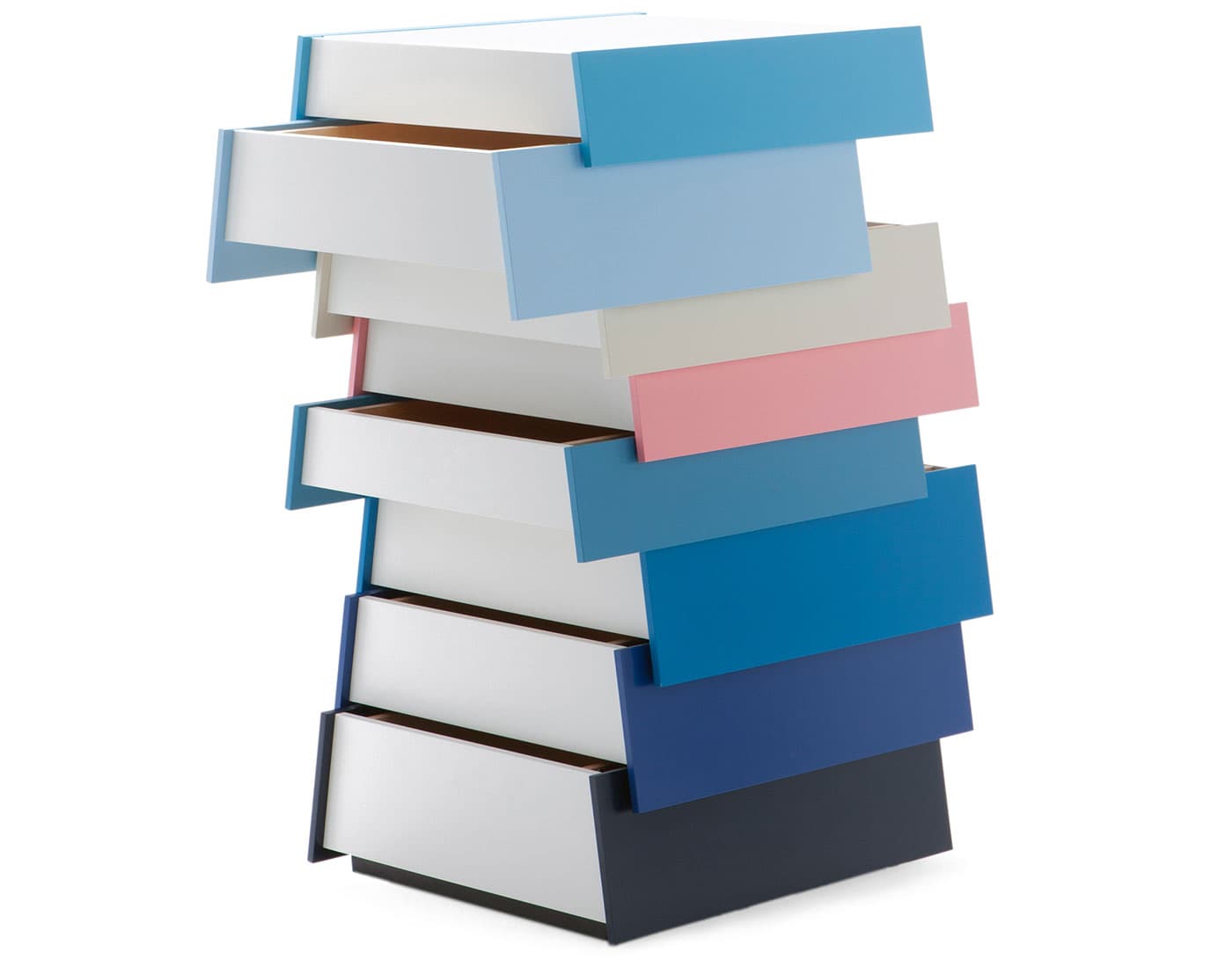 Stack Storage Unit / 8 drawer - blue palette