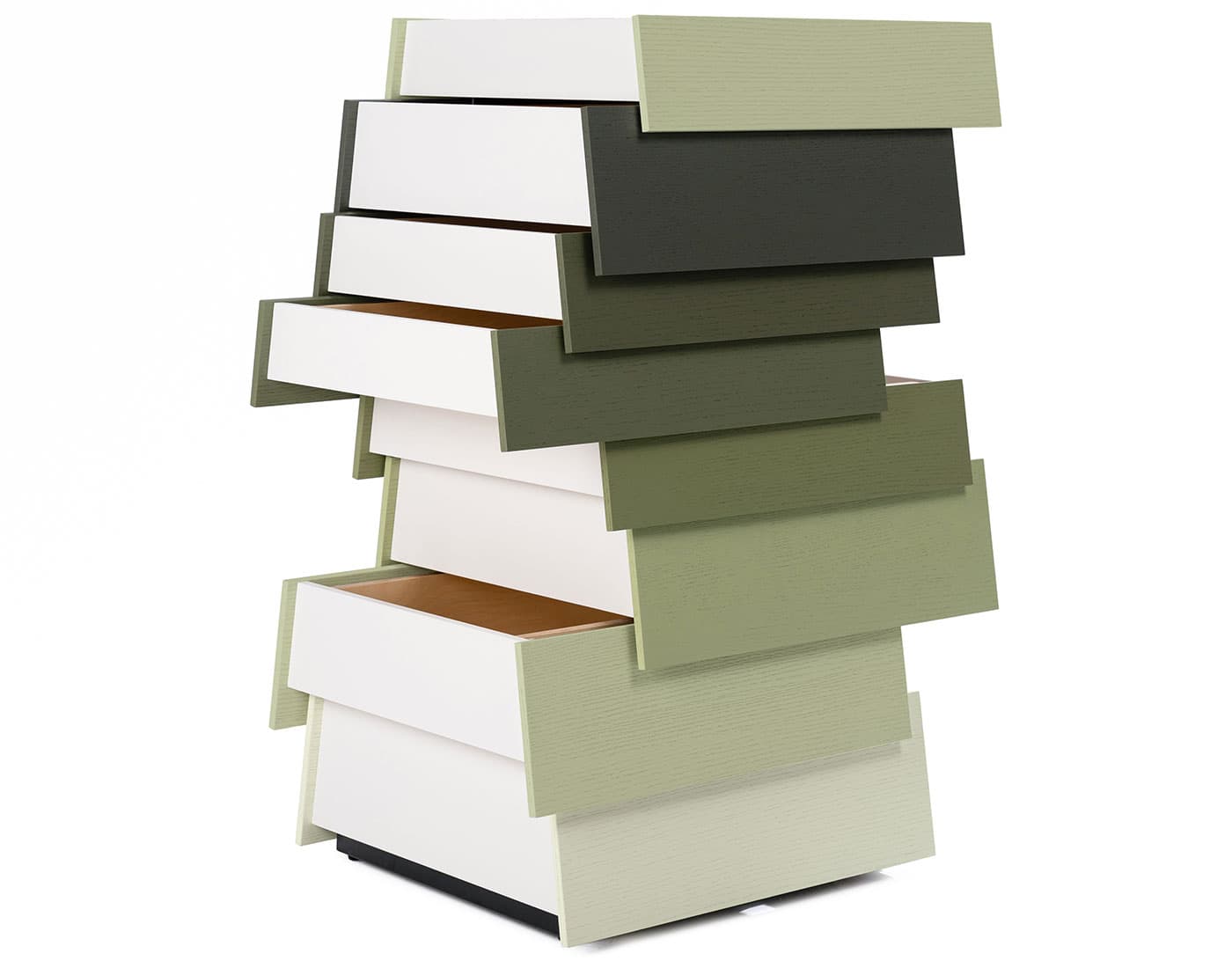 Stack Storage Unit / 8 drawer - olive palette