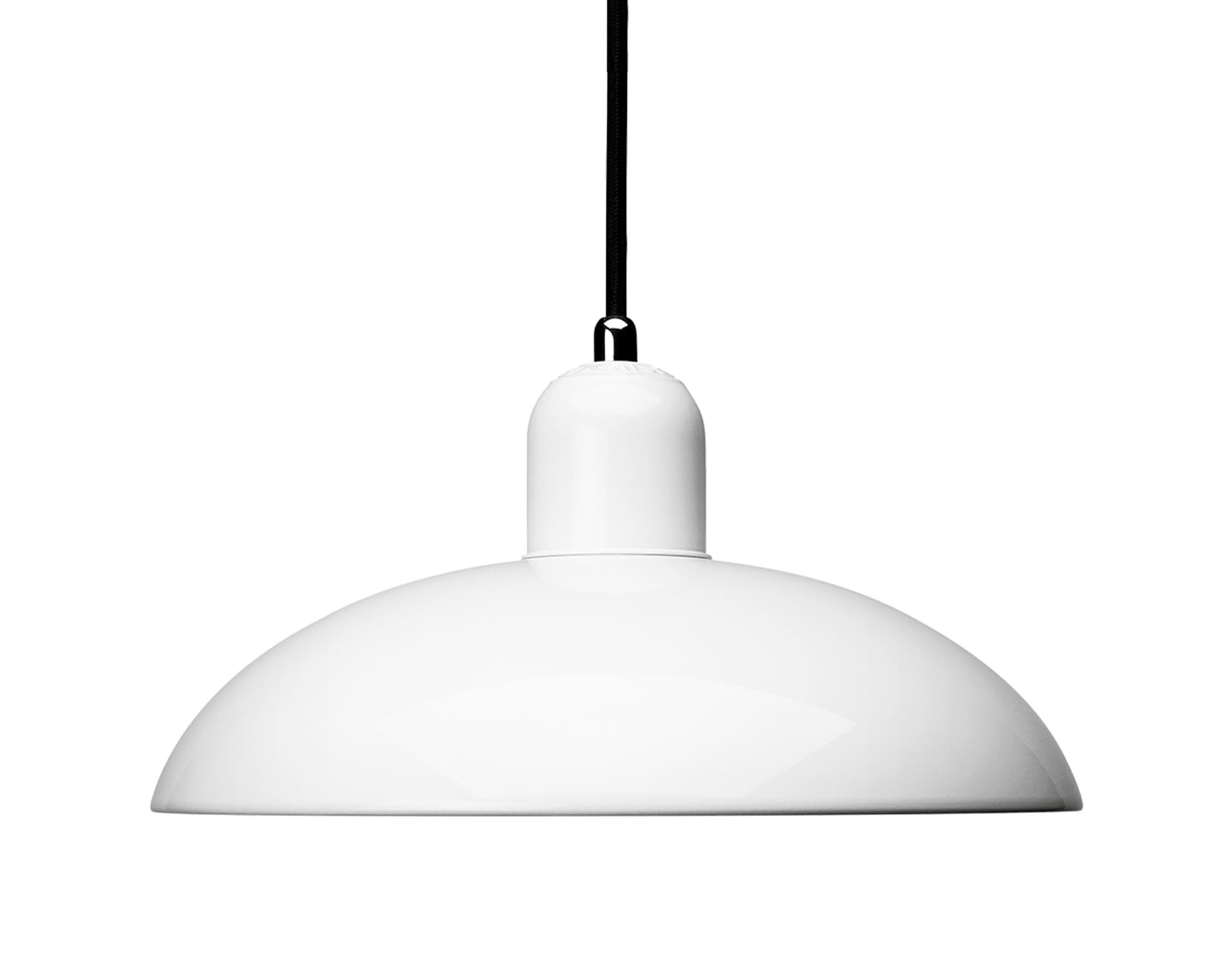 kaiser idell pendant lamp / high gloss white