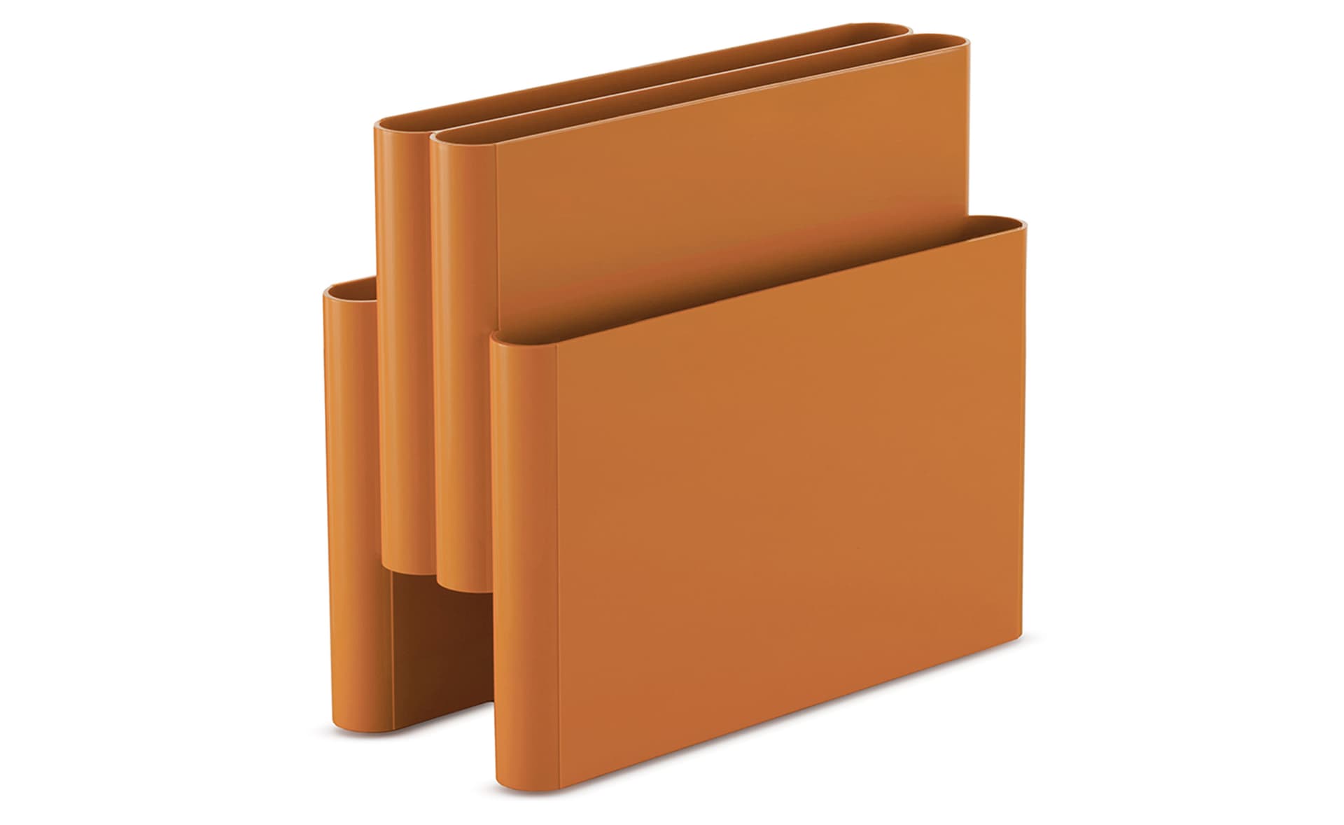 kartell magazine rack / matte - brown
