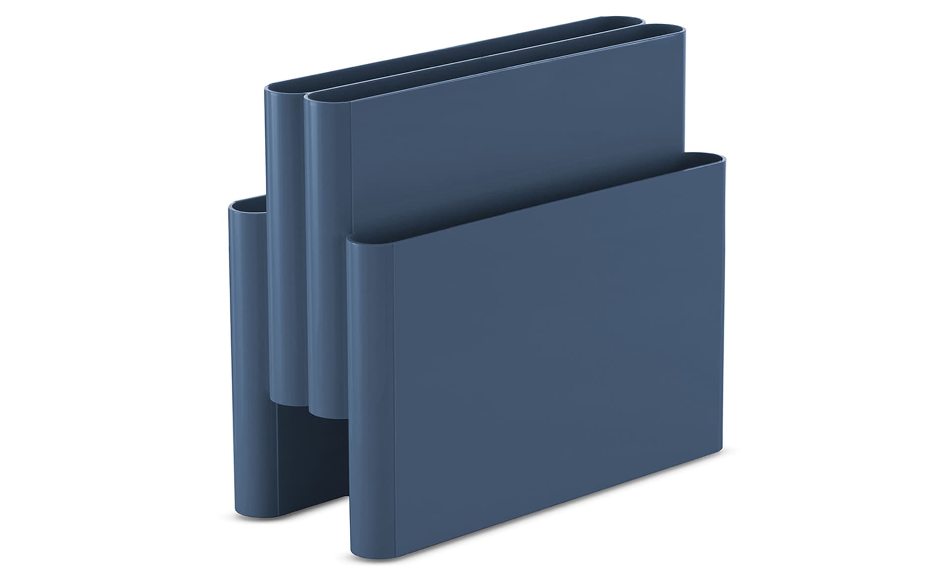 kartell magazine rack / matte - blue