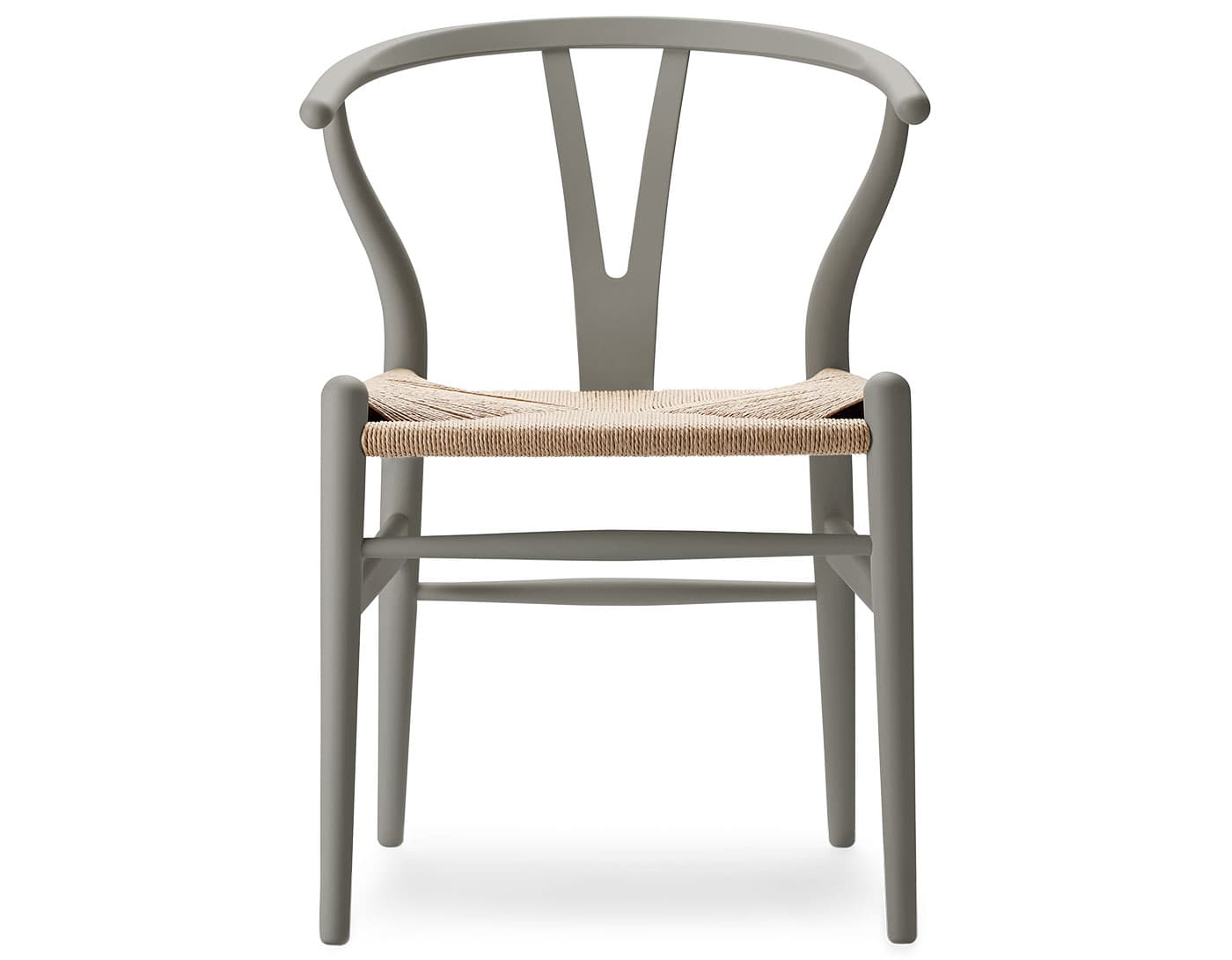ch24 wishbone chair limited edition soft colors / beech, soft clay / natural papercord seat (NCS S6005-G80Y) / no added cushion