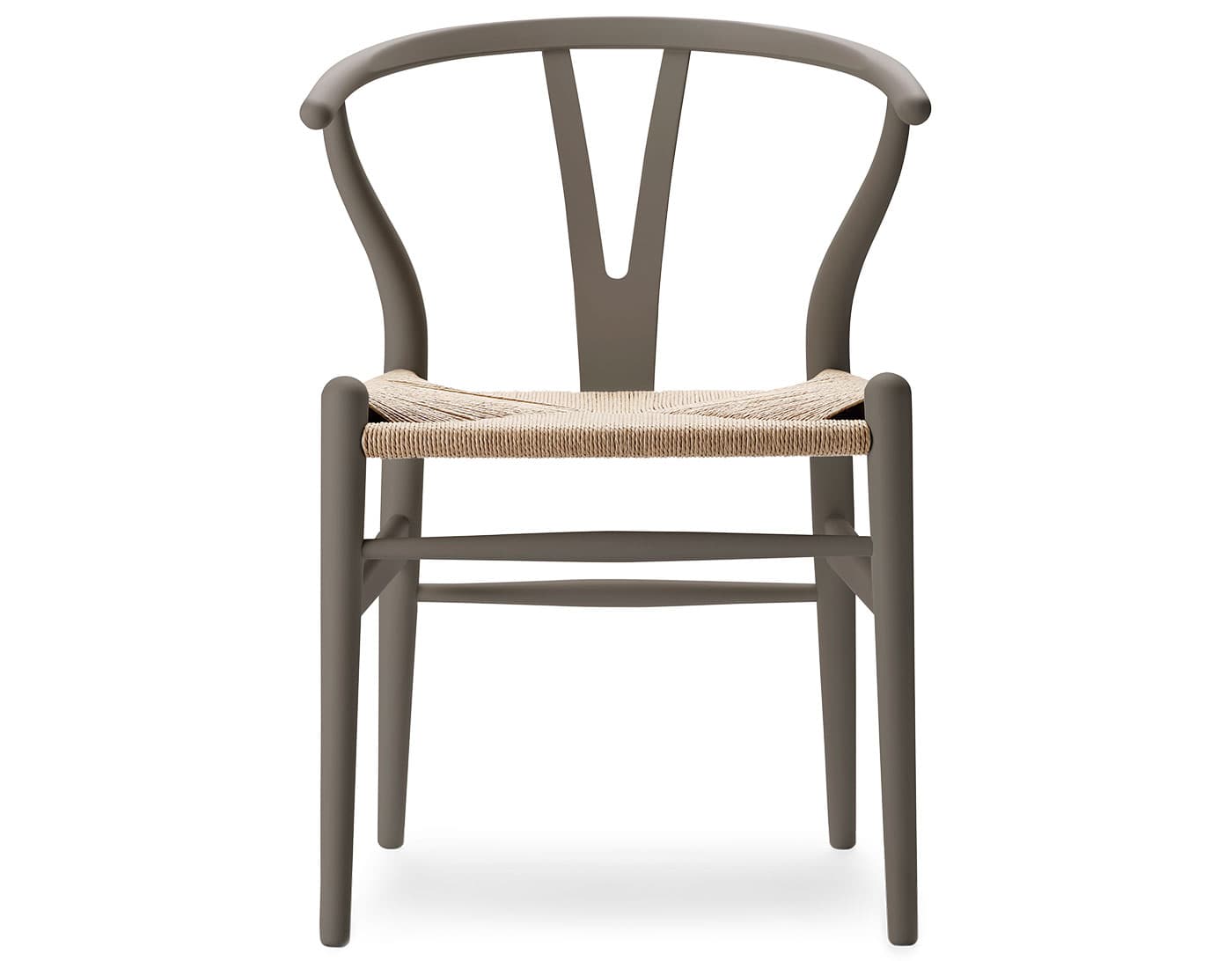 ch24 wishbone chair limited edition soft colors / beech, soft slate / natural papercord seat (NCS S7005-Y20R) / no added cushion