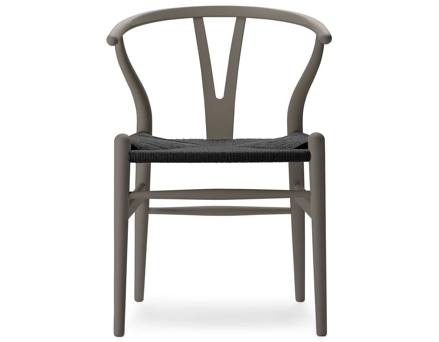 ch24 wishbone chair limited edition soft colors / beech, soft slate / black papercord seat (NCS S7005-Y20R) / no added cushion