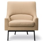 risom a-chair with metal base