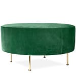 modern line large pouf