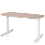 renew sit-to-stand oval t-foot table