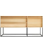 rule 1 door, 2 drawer console