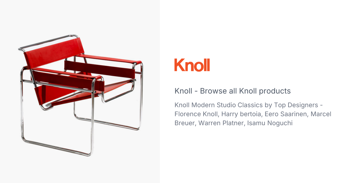 Knoll - Browse all Knoll products | hive