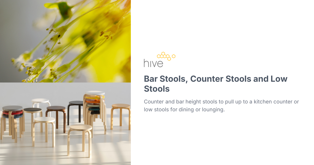 Bar Stools, Counter Stools and Low Stools | hive