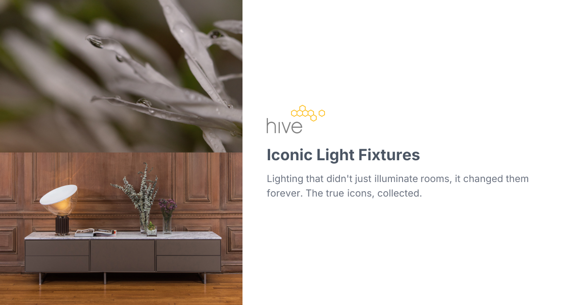 Iconic Light Fixtures | hive