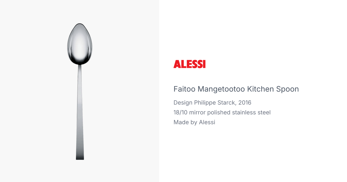 faitoo mangetootoo kitchen spoon | hive