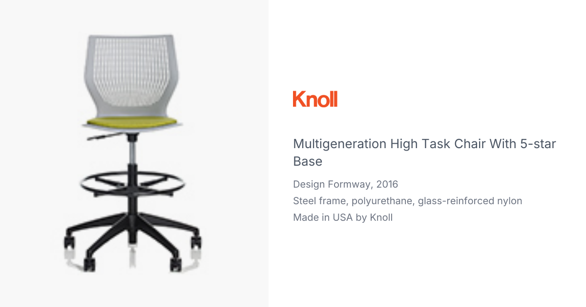 multigeneration high task chair with 5-star base | hive