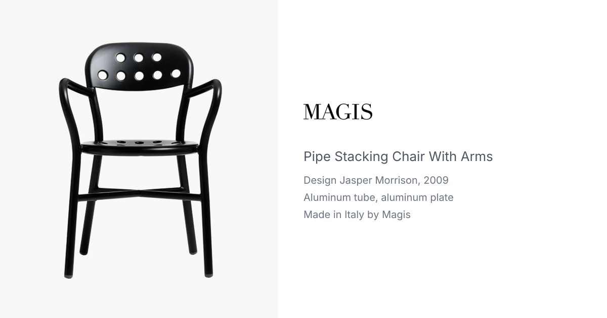 Magis Pipe Armchair by Jasper Morrison | hive