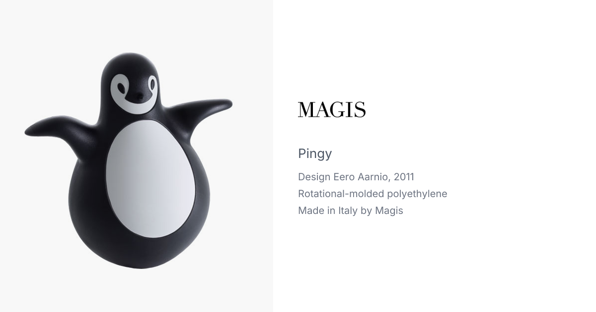 Pingy Penguin by Eero Arnio for Magis | hive