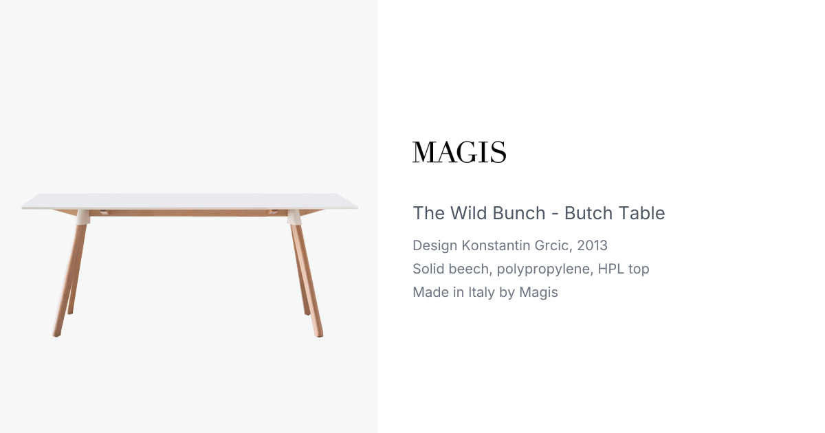 The Wild Bunch - Butch Table | hive
