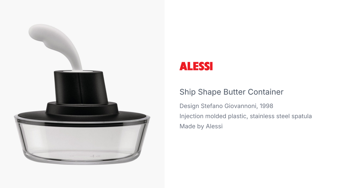 Ship Shape Container by Stefano Giovannoni for Alessi | hive