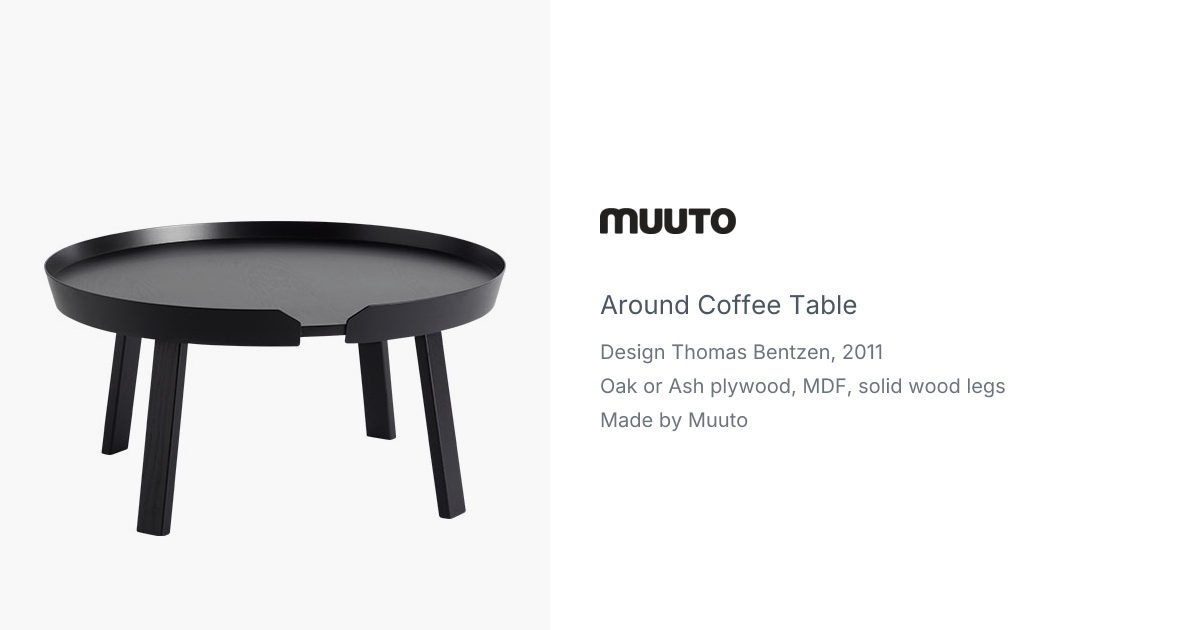 Around Coffee Table by Thomas Bentzen for Muuto | hive
