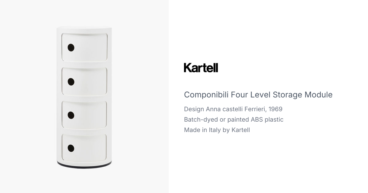 componibili four level storage module | hive