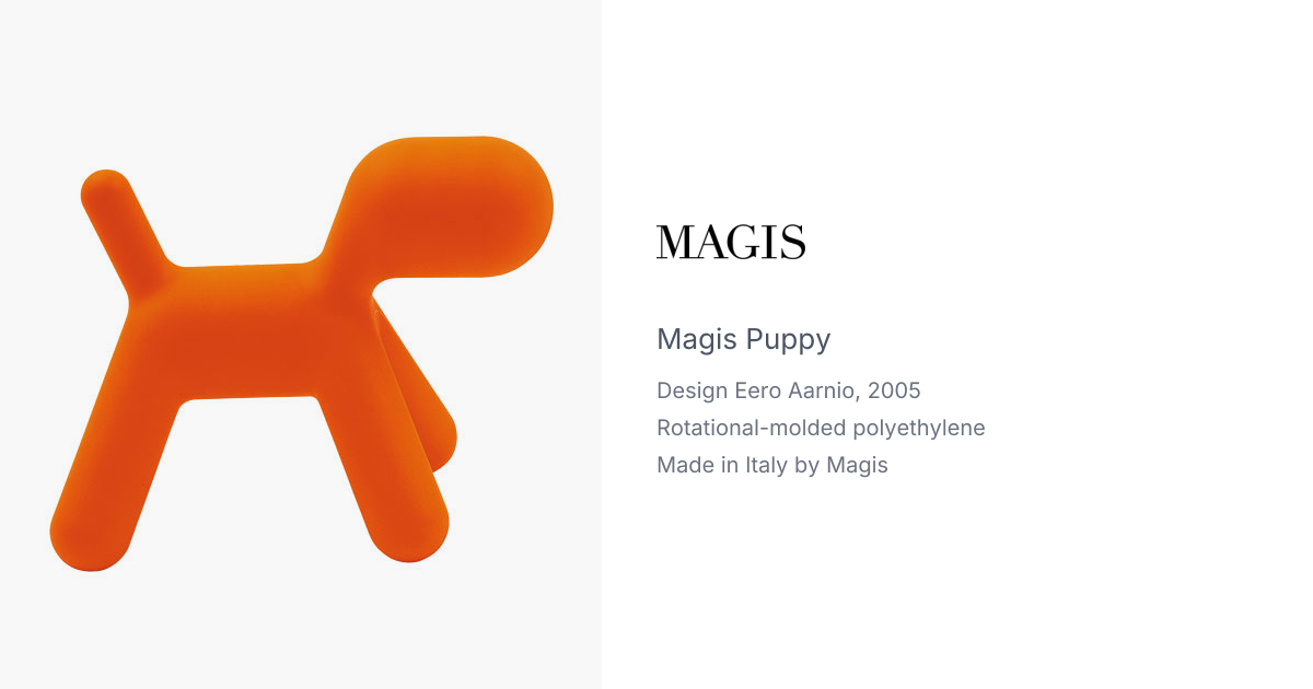 Puppy by Eero Aarnio for Magis | hive