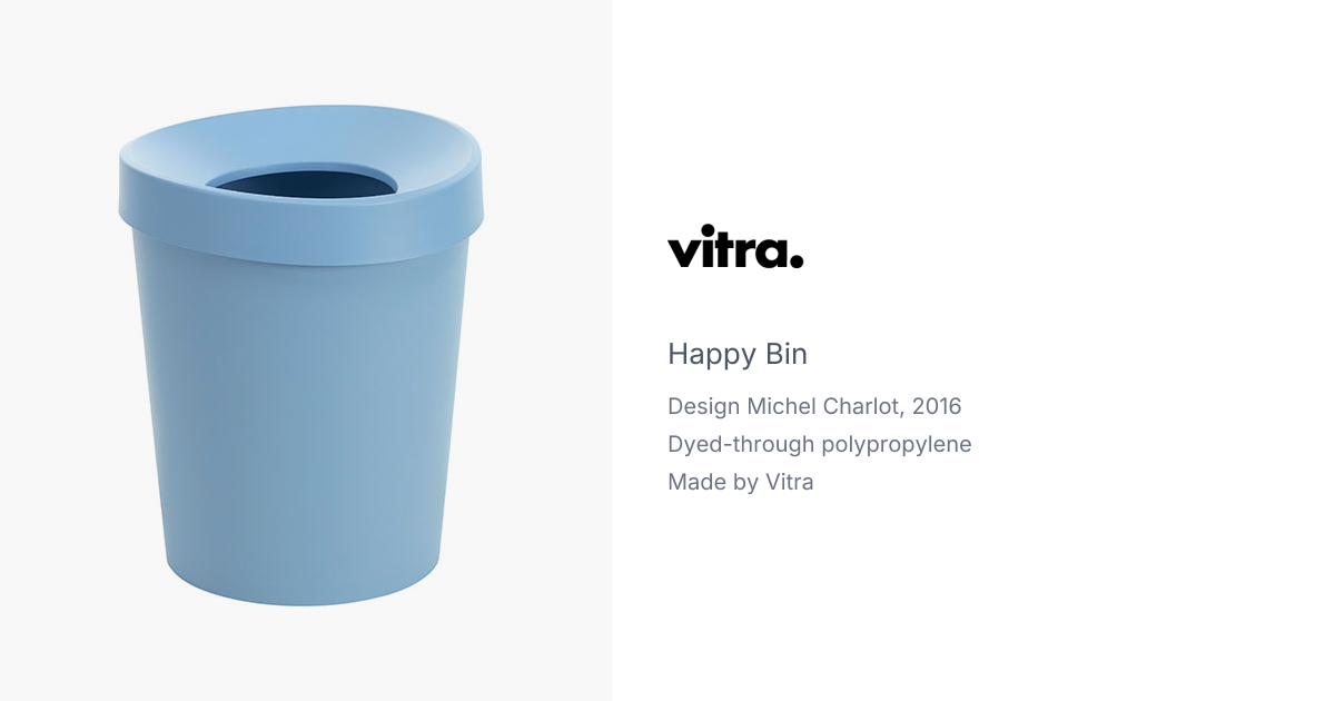 Happy Bin by Michel Charlot for Vitra | hive