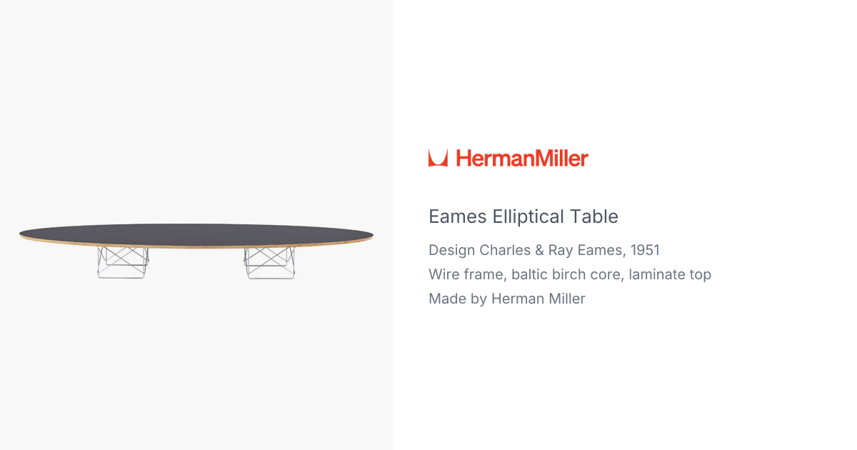 eames elliptical table | hive