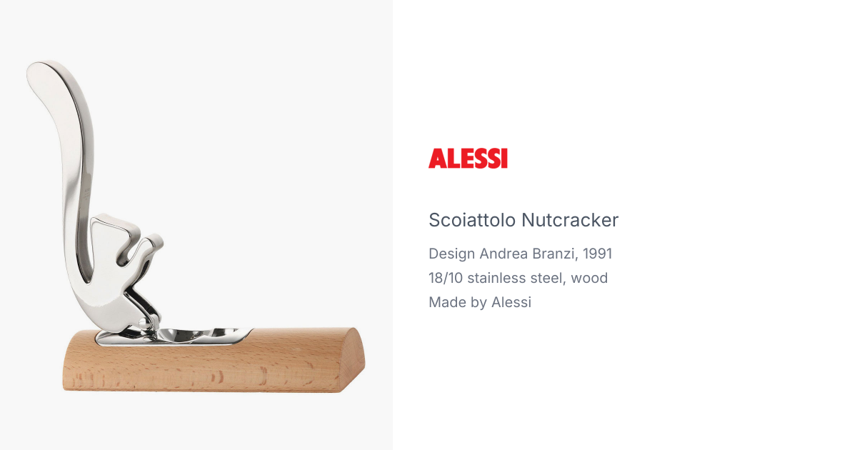 Scoiattolo AB13 Nutcracker by Andrea Branzi for Alessi | hive