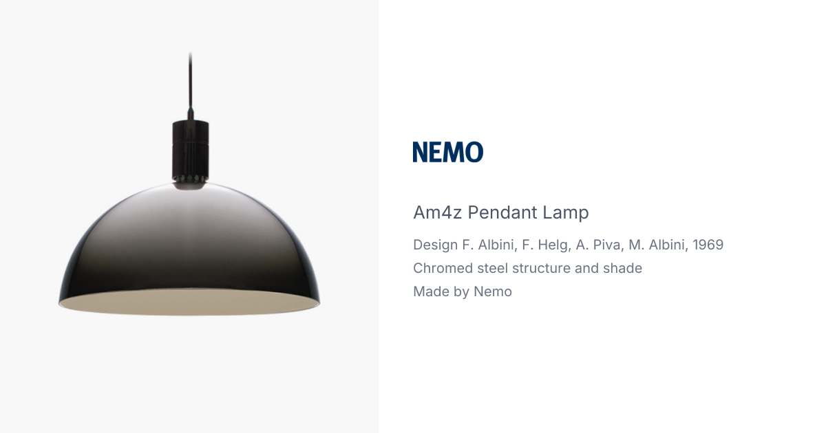 AM4Z Pendant Lamp from Collezione Albini by Nemo | hive
